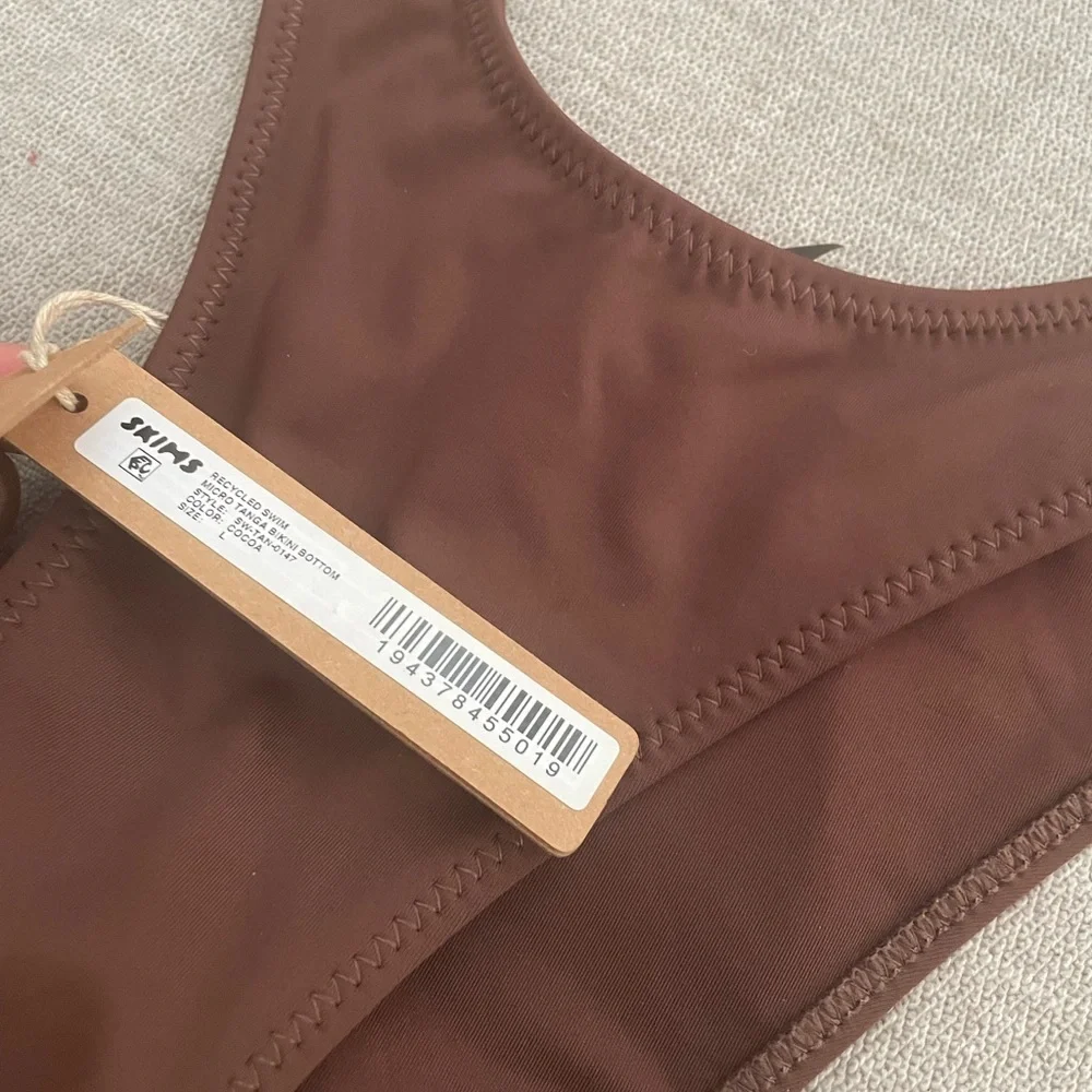 NWT Skims Signature swim tank bikini top and Microtanga swim bottom set - Picture 14 of 16